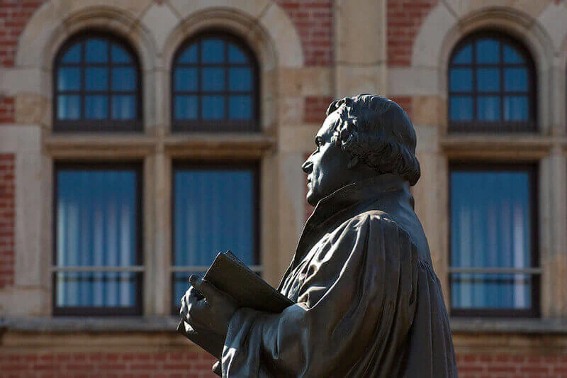 Left many traces in Thuringia: The reformer Martin Luther. Photo: Thüringer Tourismus GmbH Left many traces in Thuringia: The reformer Martin Luther. Photo: Thüringer Tourismus GmbH