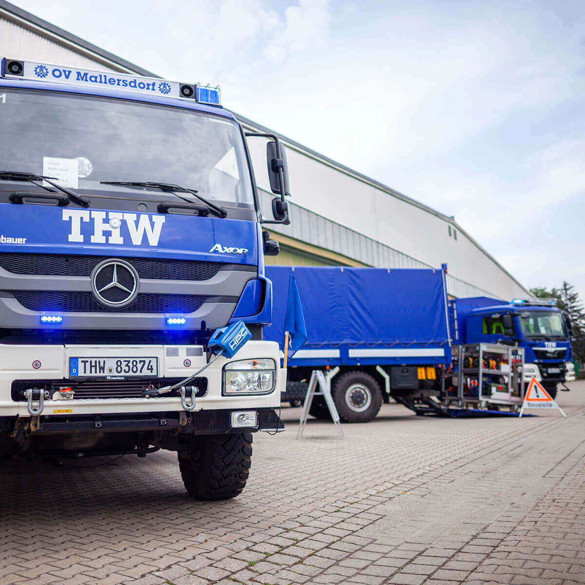 THW logistics center being built in Altenburger Land. Photo: huettenhoelscher / istockphoto.com THW logistics center being built in Altenburger Land. Photo: huettenhoelscher / istockphoto.com