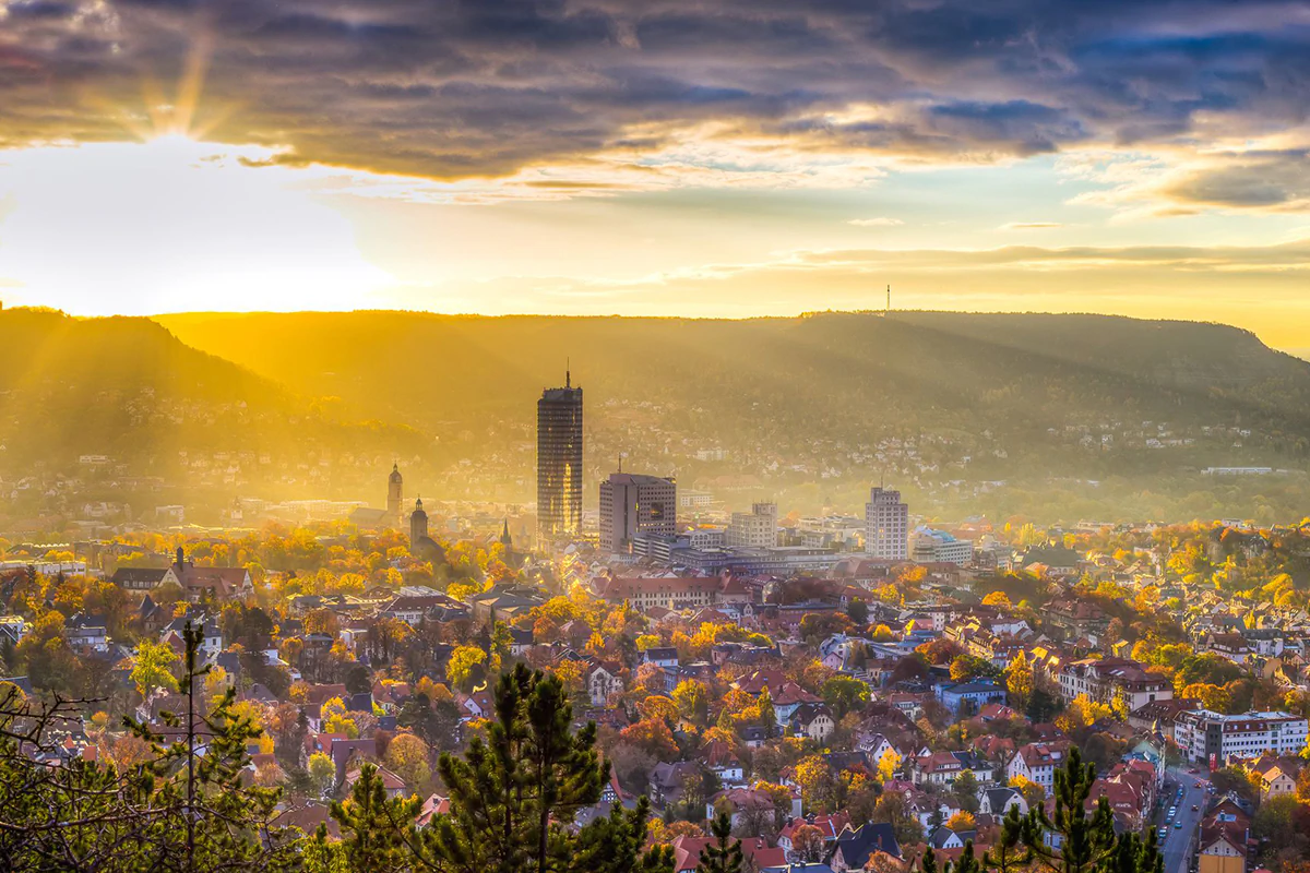 Photo: jenaparadies Panorama of the city of Jena