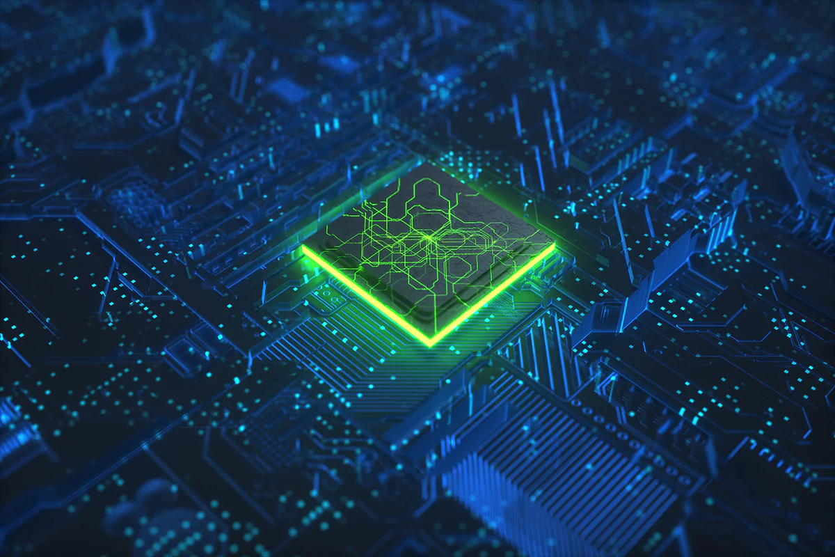 Photo: XH4D / istockphoto.com CPU technology network board beackground
